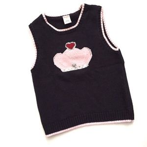 💖GYMBOREE PINK&NAVY BLUE VEST